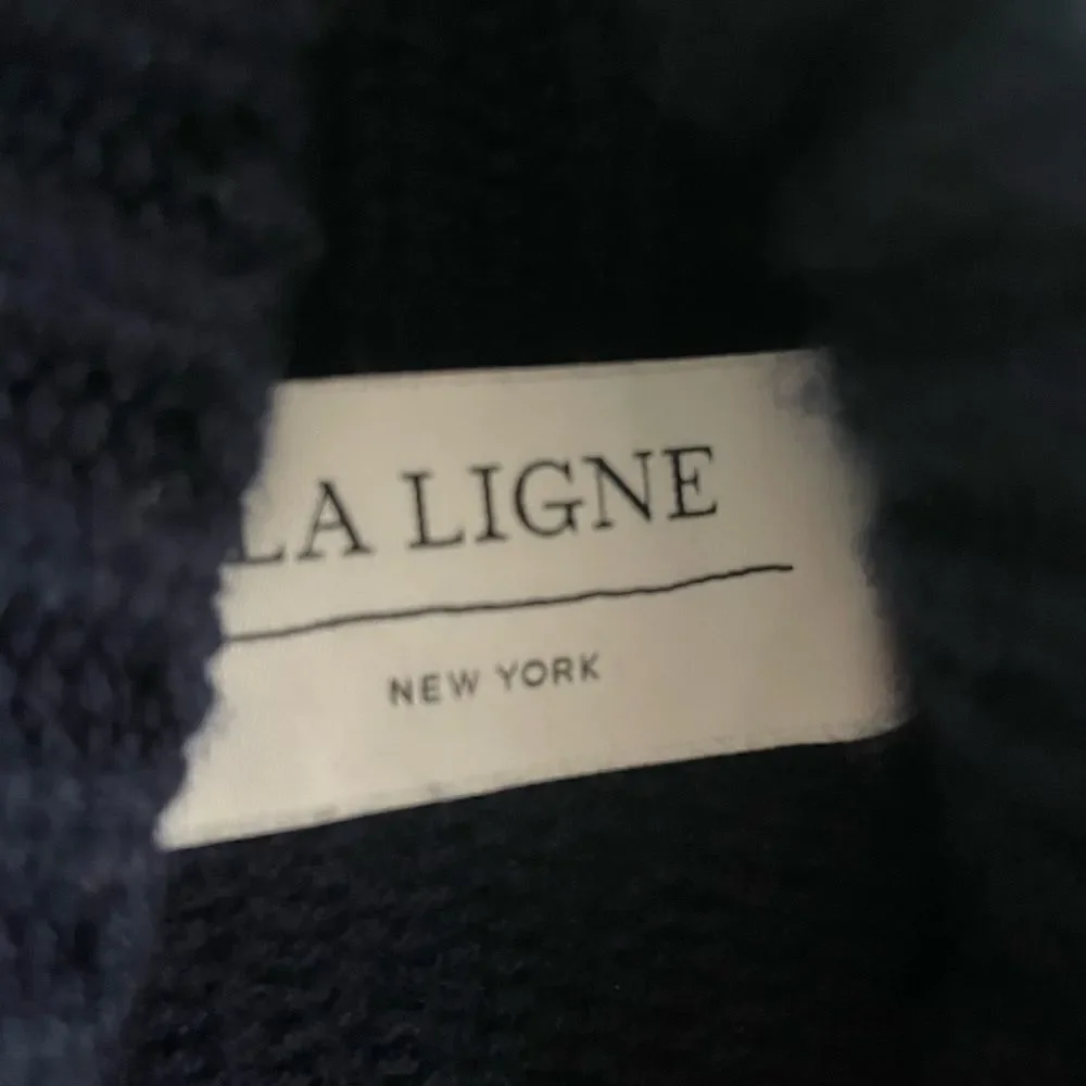 La Ligne Marin Turtleneck Sweater Navy‎ Multi-Color Stripe sz XS - Picture 4 of 7